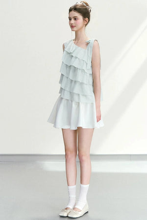 Asymmetrical Ruffled Off-Shoulder Blouse