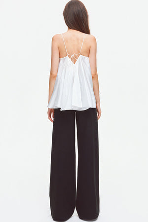 Asymmetrical Satin Camisole Top