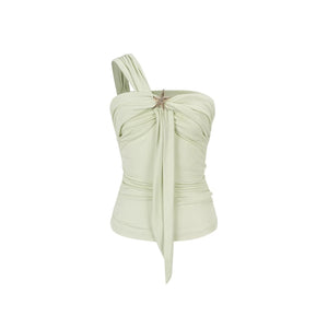 Asymmetrical Starfish Tube Top