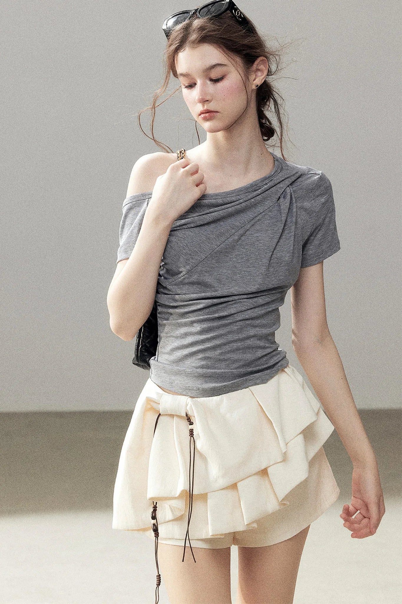 Asymmetrical Summer Commuter Top