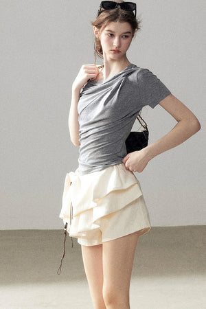 Asymmetrical Summer Commuter Top