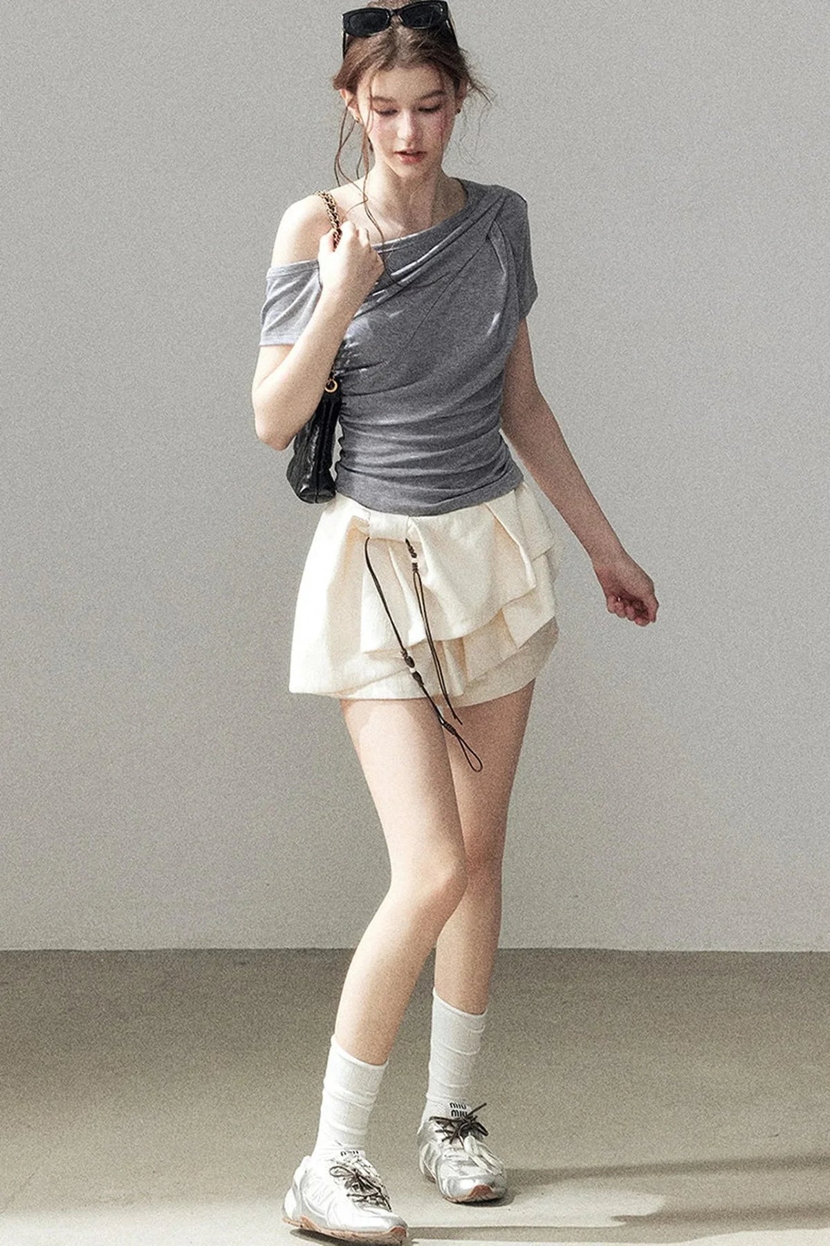 Asymmetrical Summer Commuter Top
