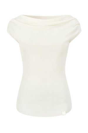 Asymmetrical Tencel Wool Top