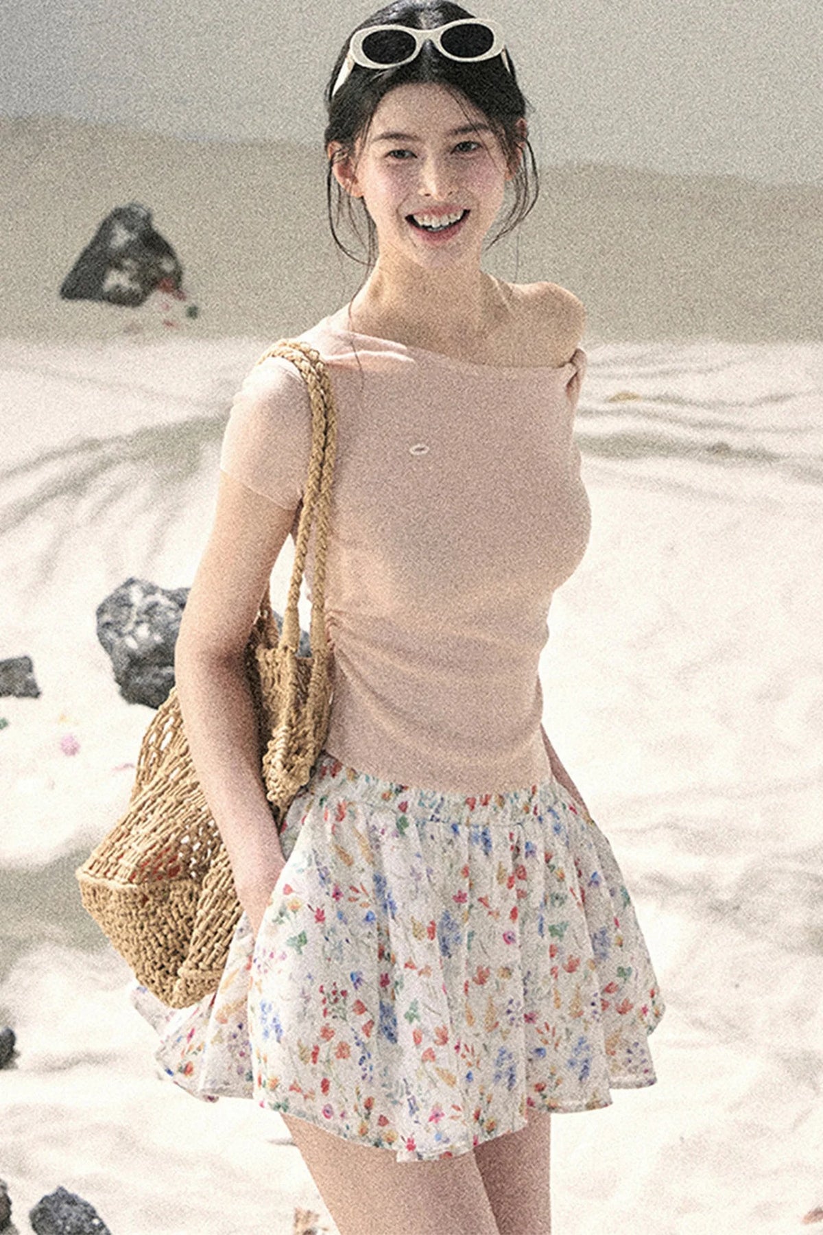 Asymmetrical Twist Summer Top