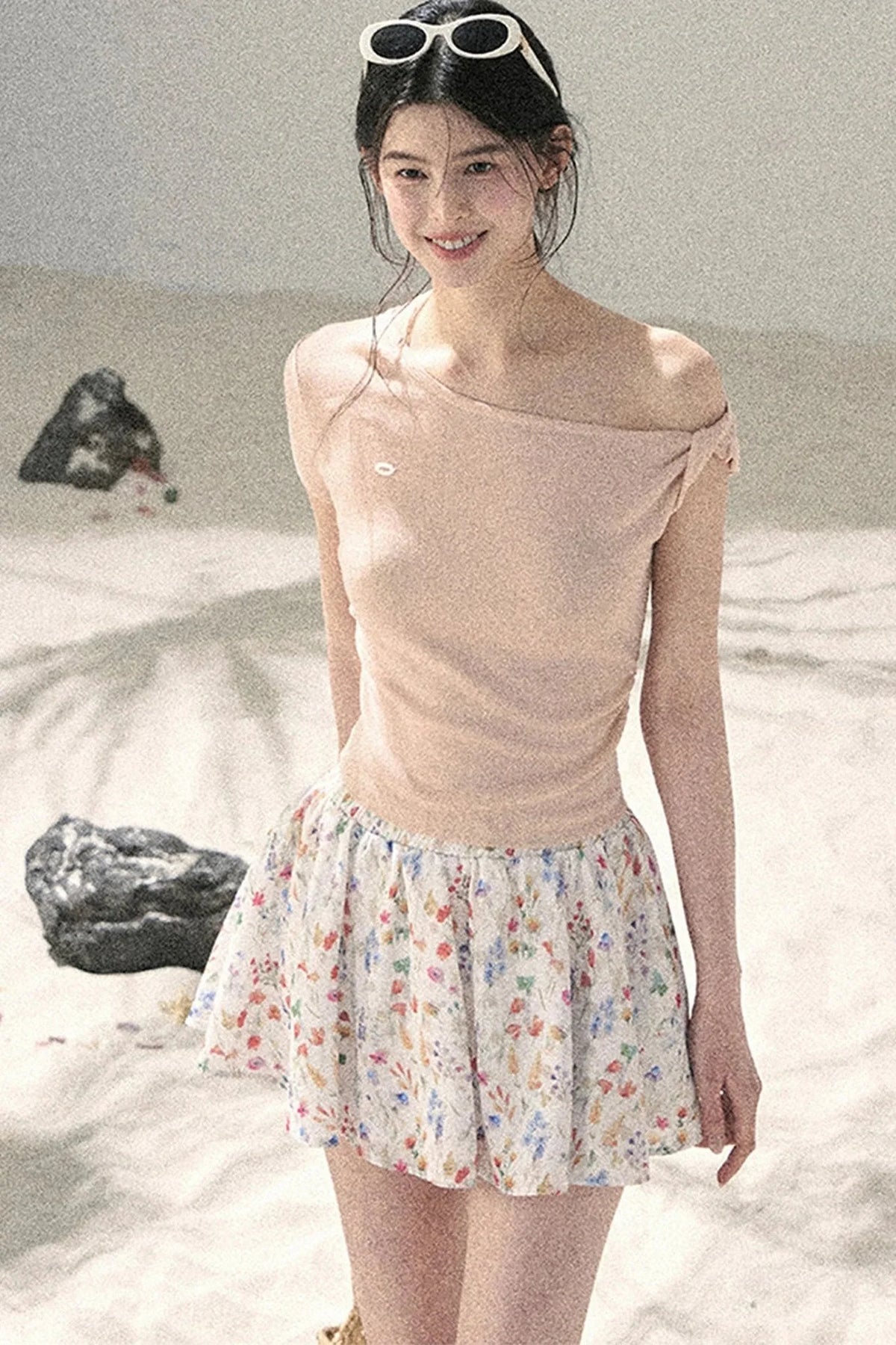Asymmetrical Twist Summer Top