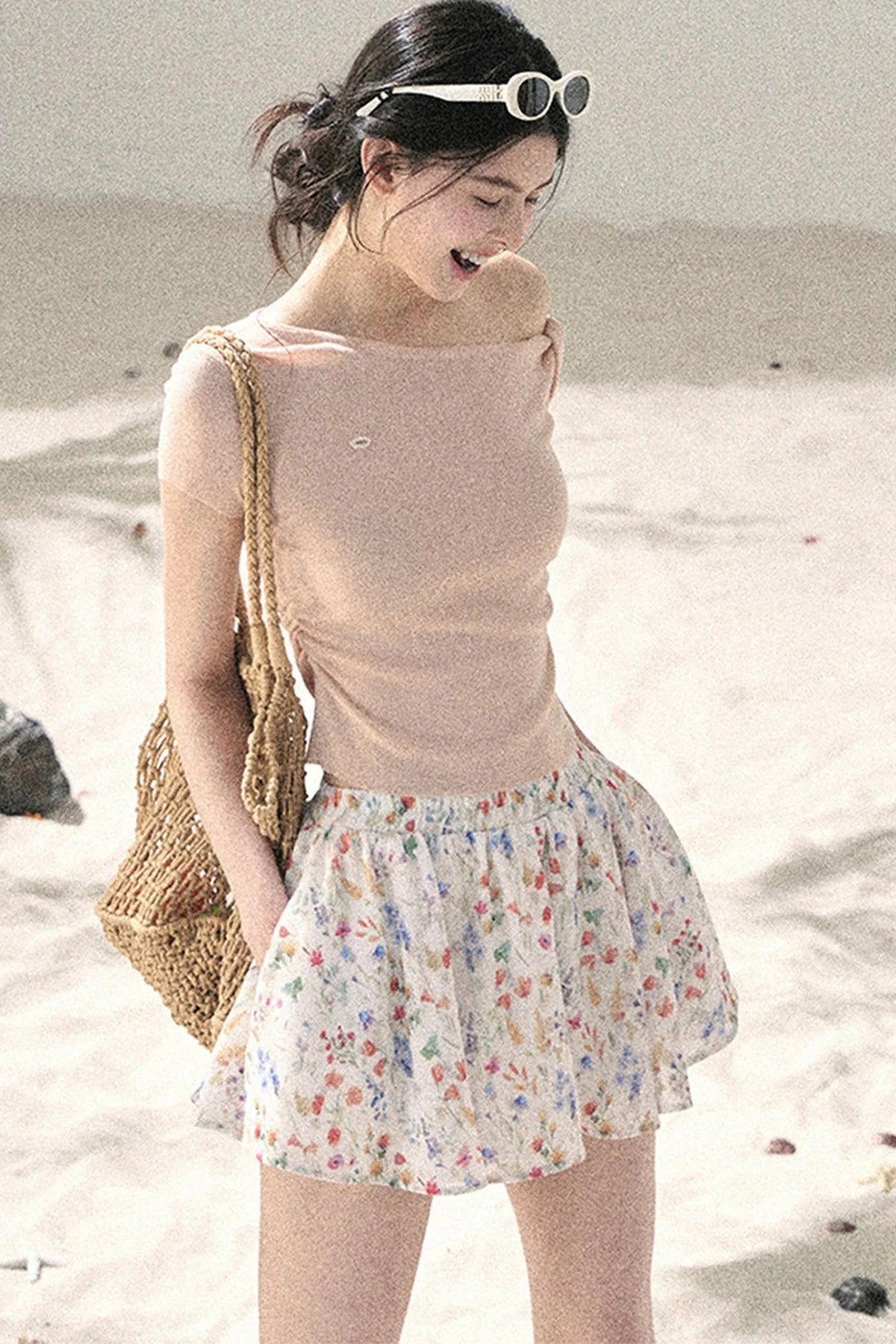 Asymmetrical Twist Summer Top