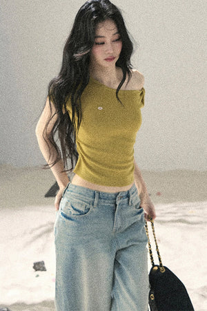 Asymmetrical Twist Summer Top