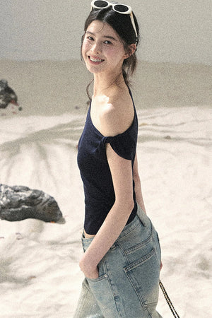 Asymmetrical Twist Summer Top