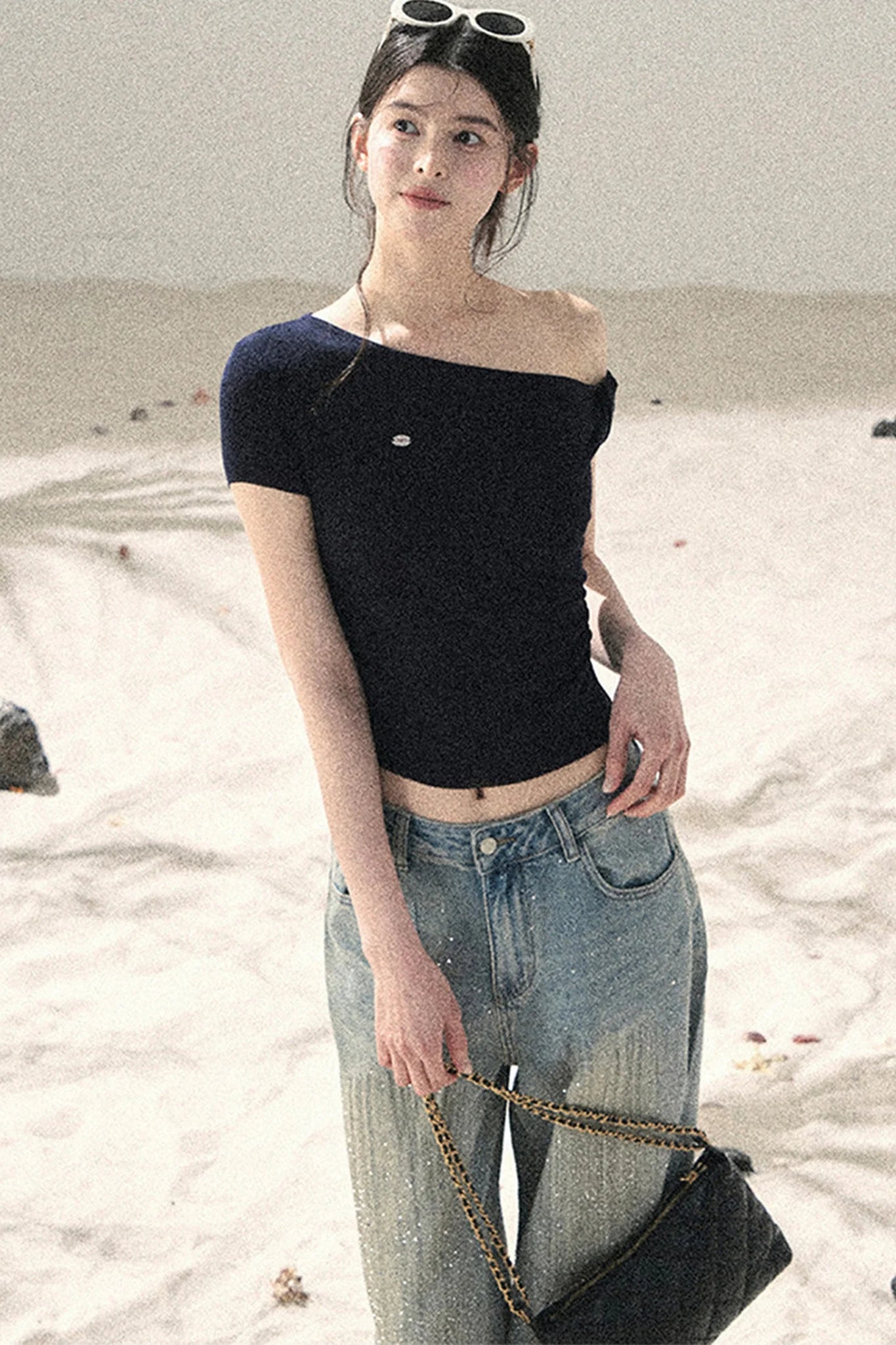 Asymmetrical Twist Summer Top