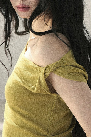 Asymmetrical Twist Summer Top