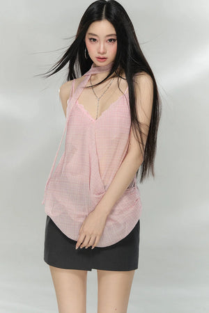 Asymmetrical V-Neck Camisole