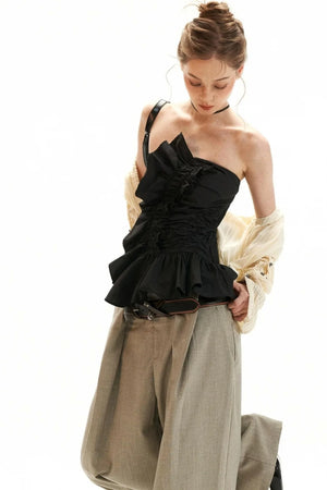 Asymmetrical Wide Hem Camisole