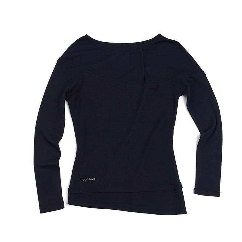 Asymmetrical Wool Blend Blouse