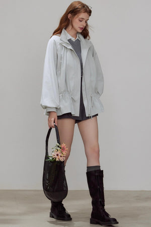 Autumn Draped Silhouette Trench Coat