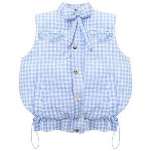 Autumn Embroidery Plaid Cotton Jacket