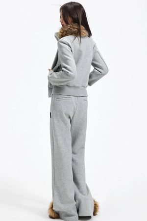 Autumn Fleece-Lined Jacket Set-Up