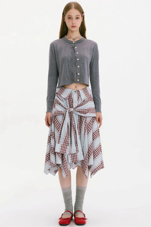 Autumn Flower Knitted Cardigan