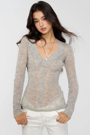 Autumn Glitter Knit Sweater