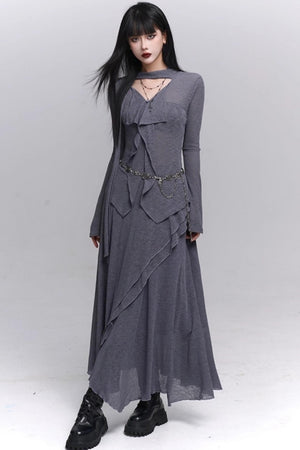 Autumn Korean Suit Skirt Set-Up