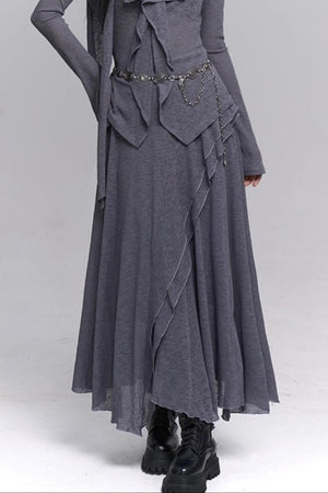 Autumn Korean Suit Skirt Set-Up