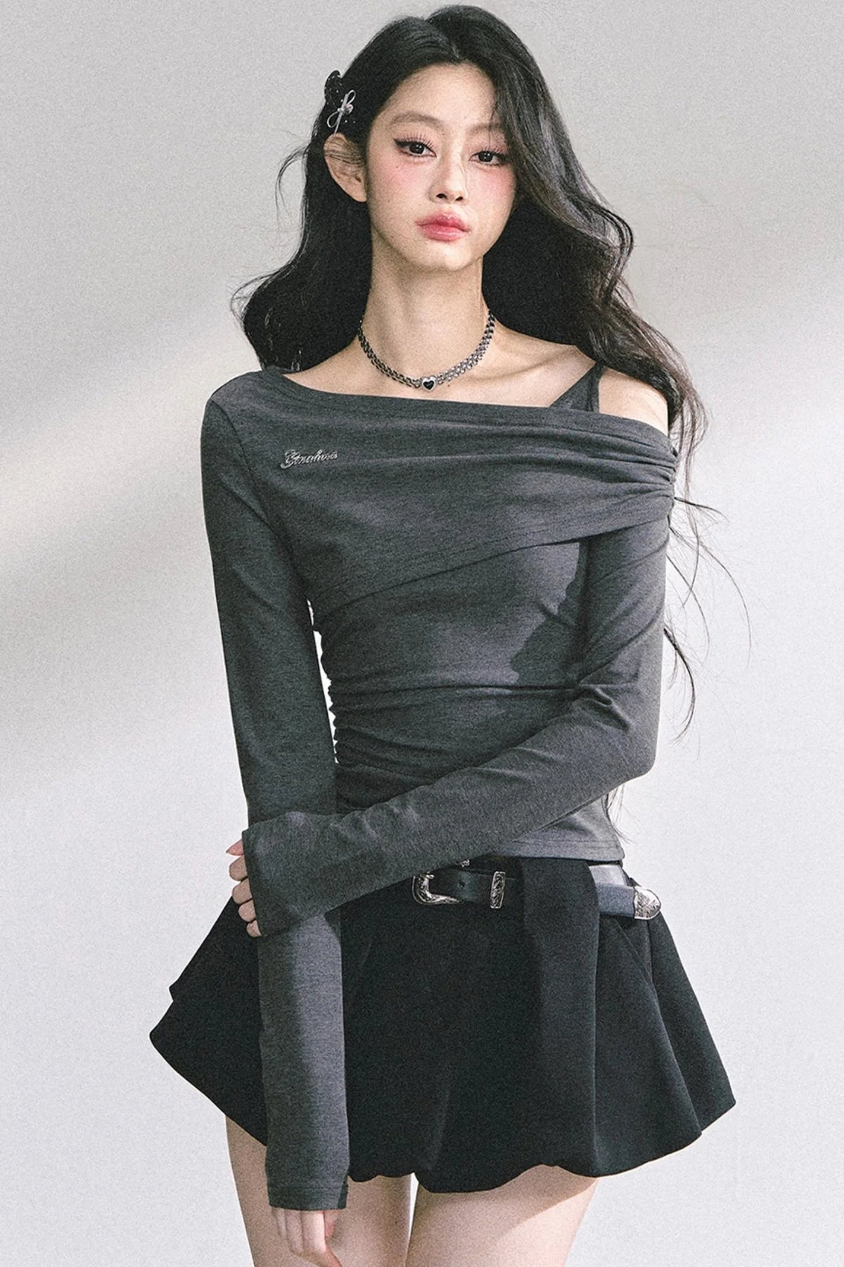 Autumn Lace Shoulder Top