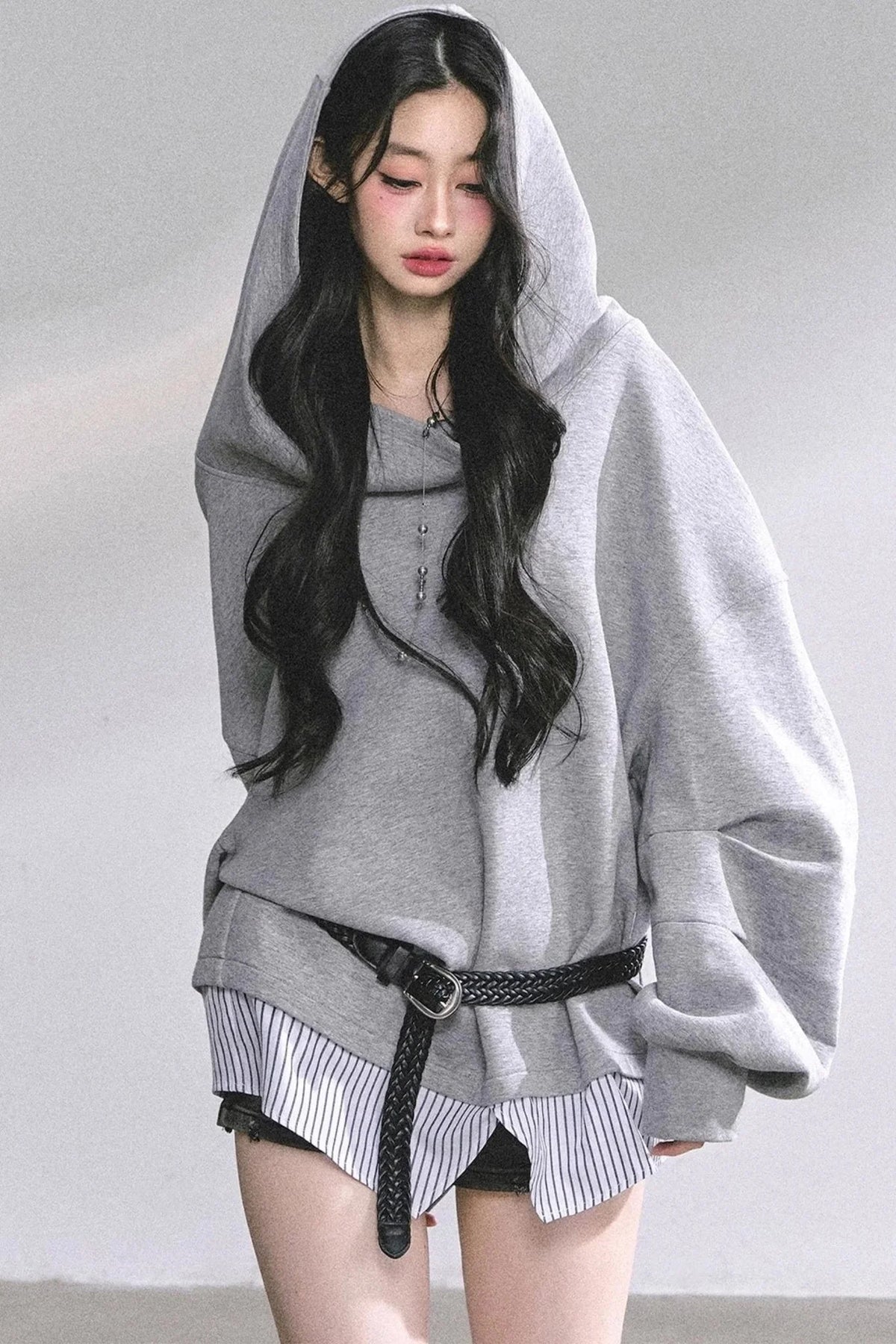 Autumn Oversized Hooded Sweatshirt