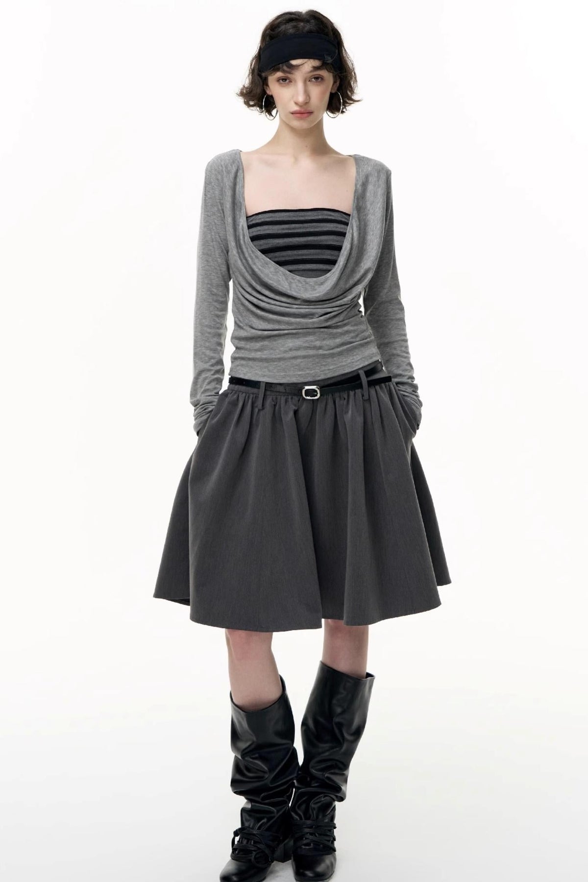 Autumn Pleated Skirt