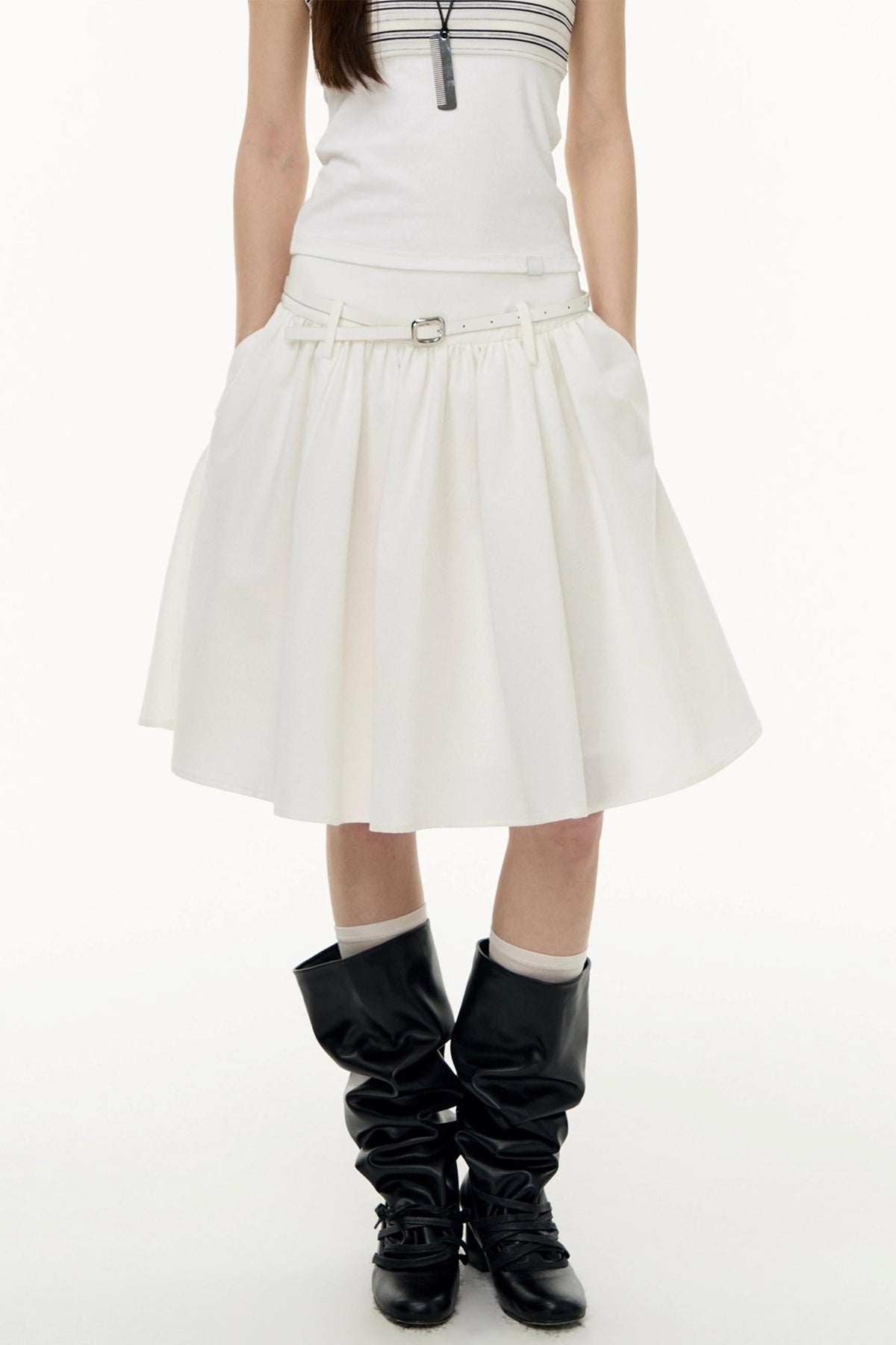 Autumn Pleated Skirt