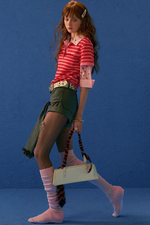 Autumn Polo Collar Top