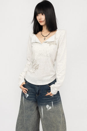 Autumn Retro Long Sleeve Tee