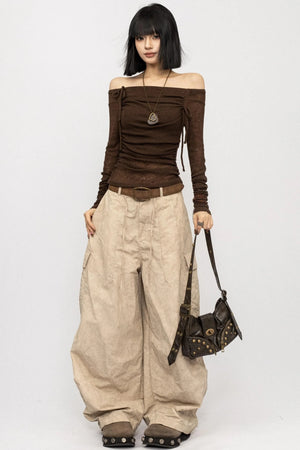 Autumn Retro Slanted Top