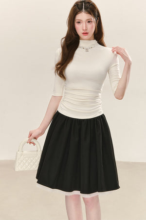 Autumn Ruched Knit Top