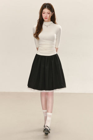 Autumn Ruched Knit Top