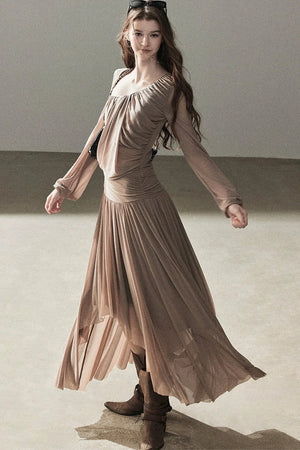 Autumn Two-Piece Top and Skirt Set-Up