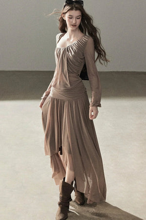 Autumn Two-Piece Top and Skirt Set-Up