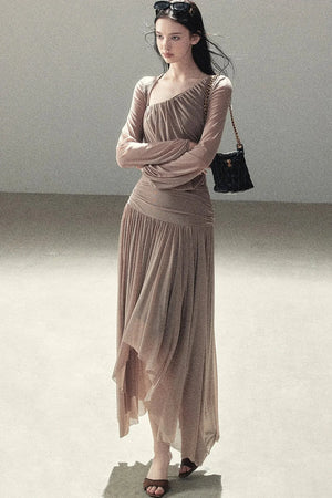 Autumn Two-Piece Top and Skirt Set-Up