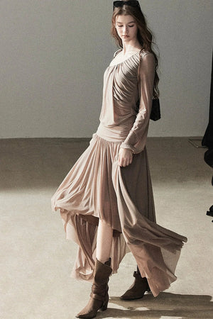 Autumn Two-Piece Top and Skirt Set-Up