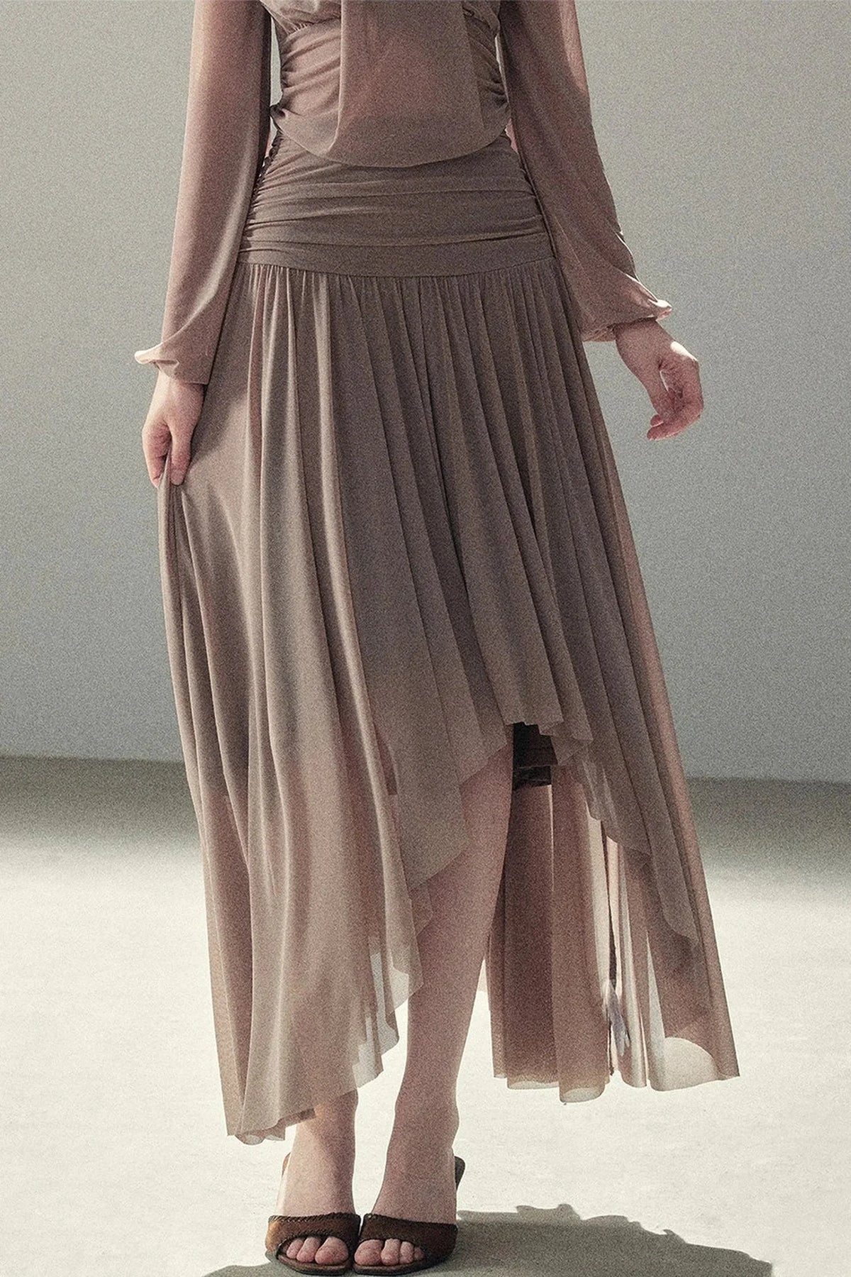 Autumn Two-Piece Top and Skirt Set-Up