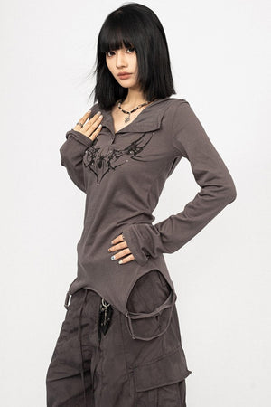 Autumn V-neck Top
