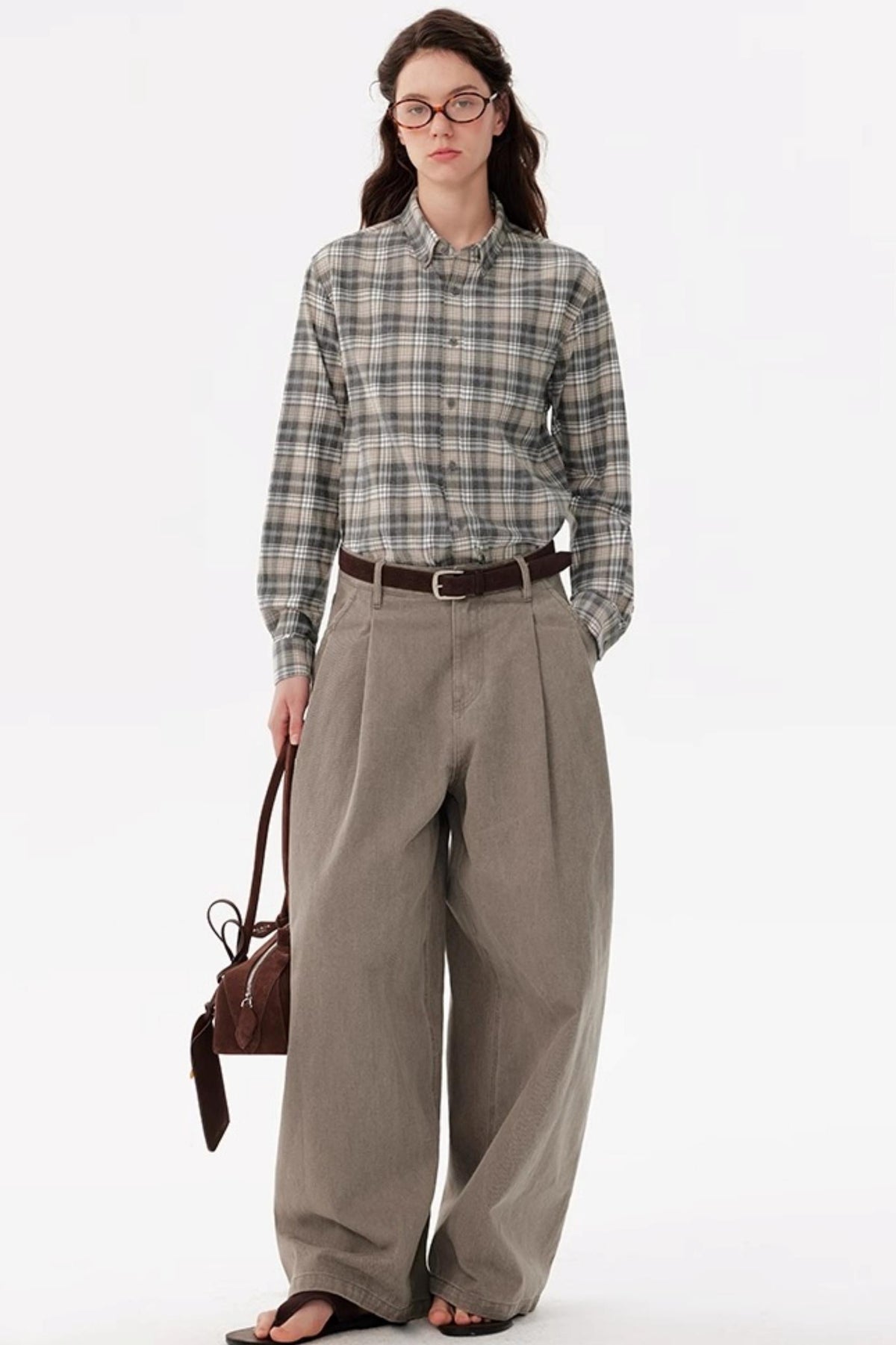 Autumn Vintage Layered Long-Sleeved Shirt