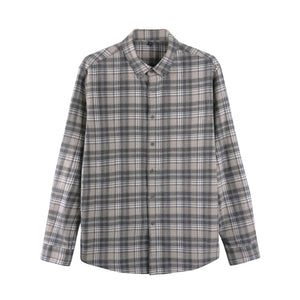 Autumn Vintage Layered Long-Sleeved Shirt
