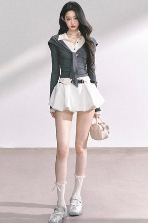 Autumn Waist Slimming Long-Sleeved Tops