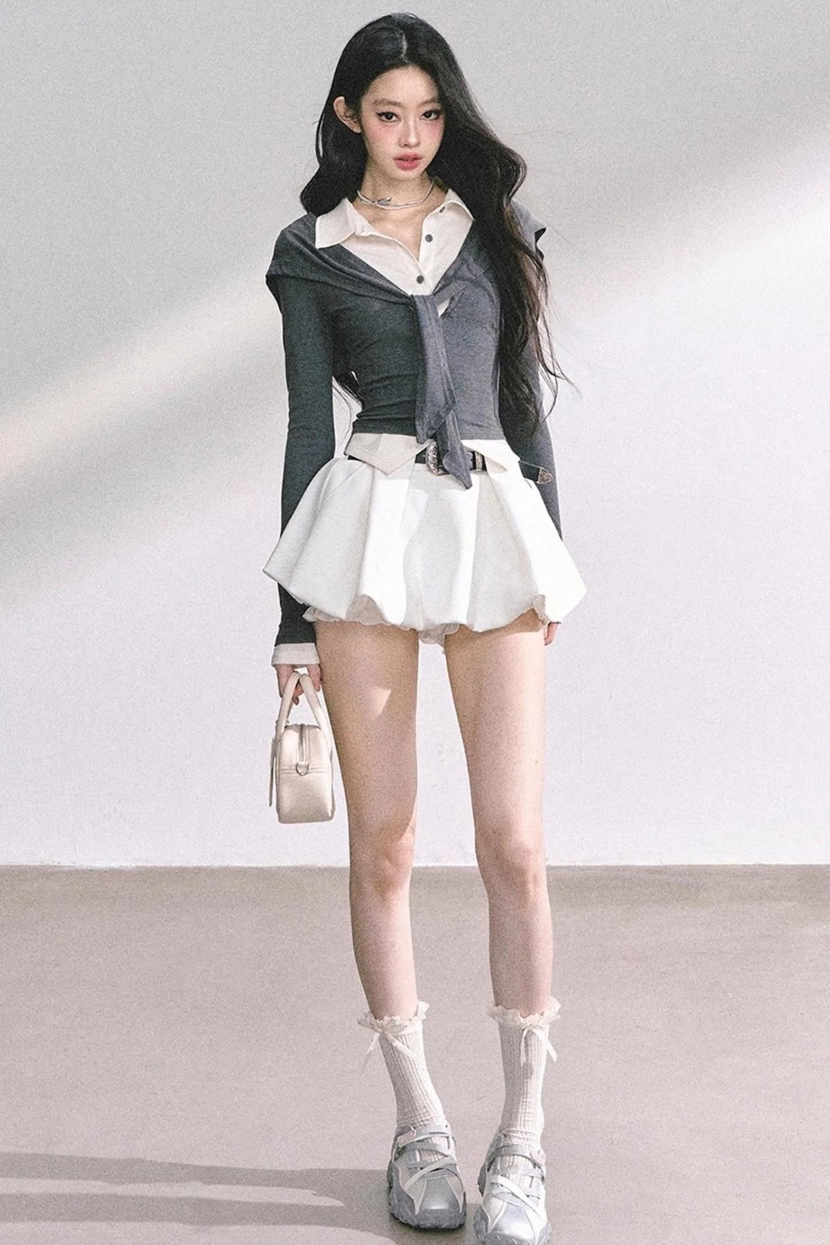 Autumn Waist Slimming Long-Sleeved Tops