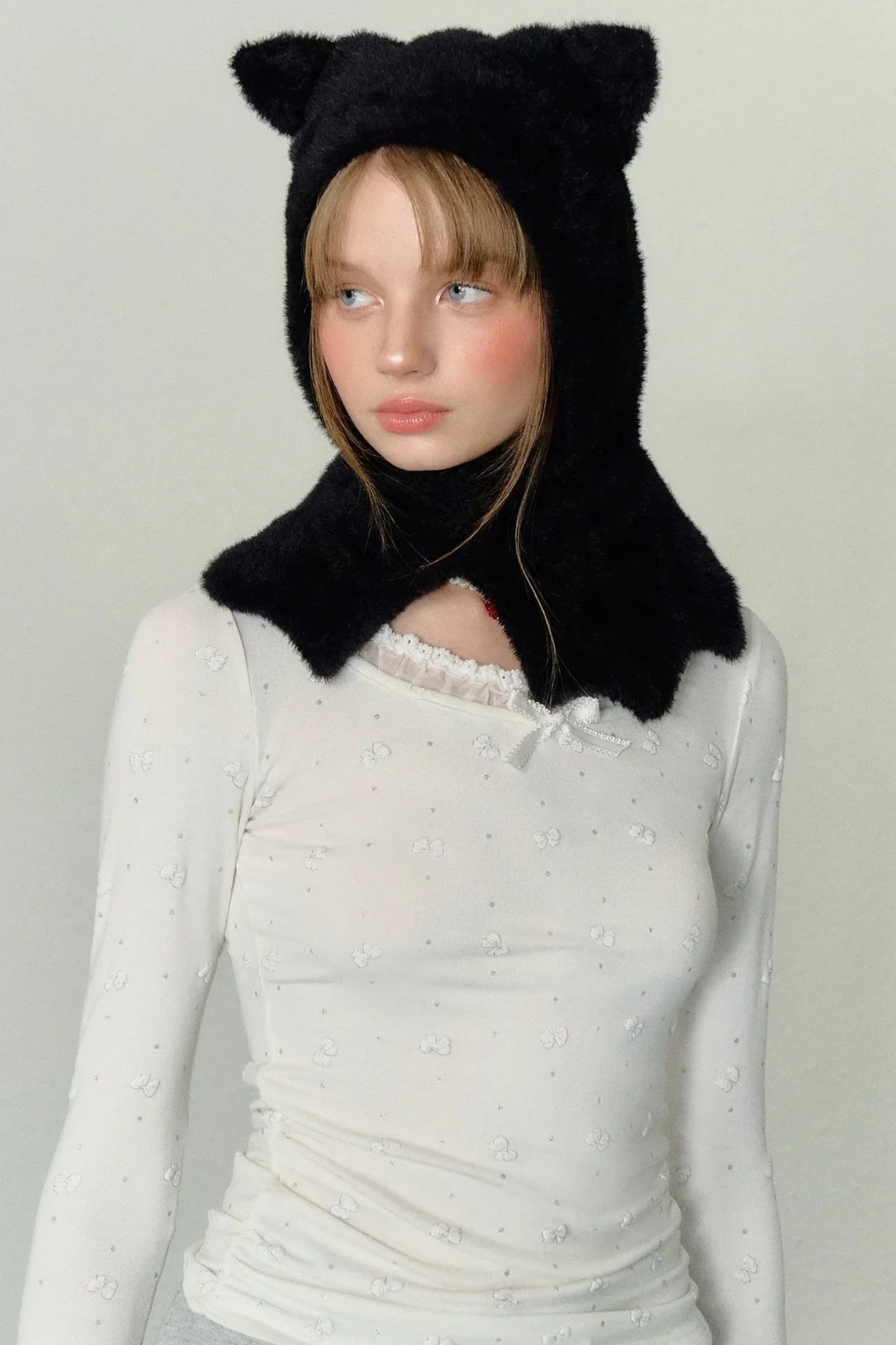 AYF Bear Pattern Knit Cap
