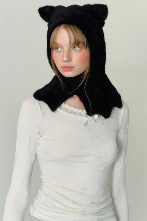 AYF Bear Pattern Knit Cap