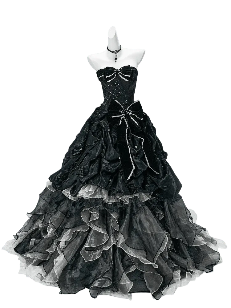 Midnight Whisper Couture Gown