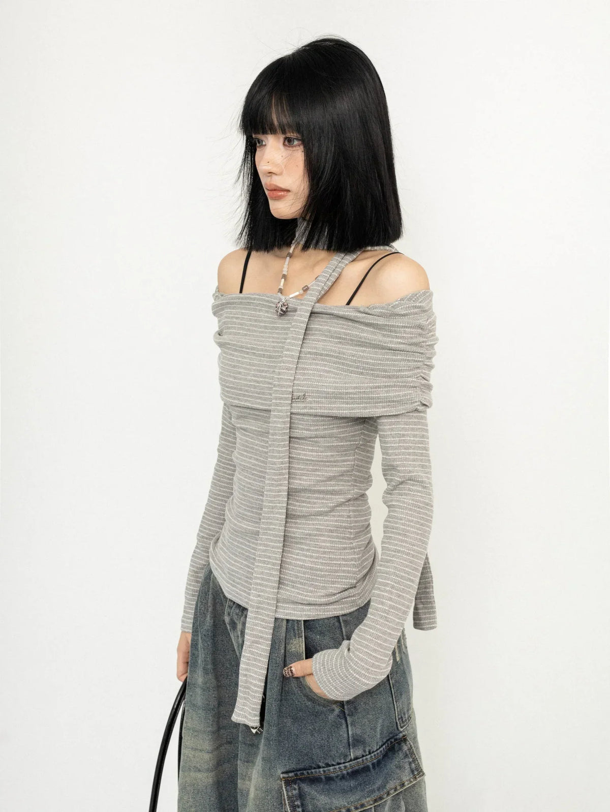 Babes Off-Shoulder T-Shirt