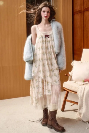 Baby Blue Fur Coat