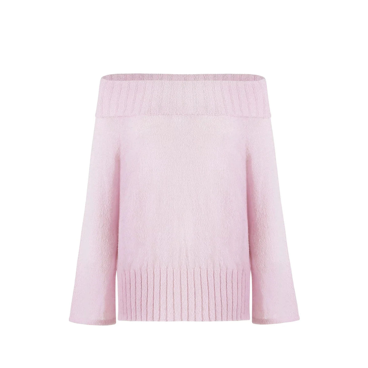 Baby Pink Off-Shoulder Top