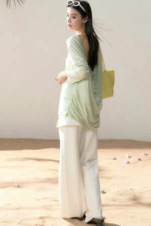 Backless Drapey Summer Set